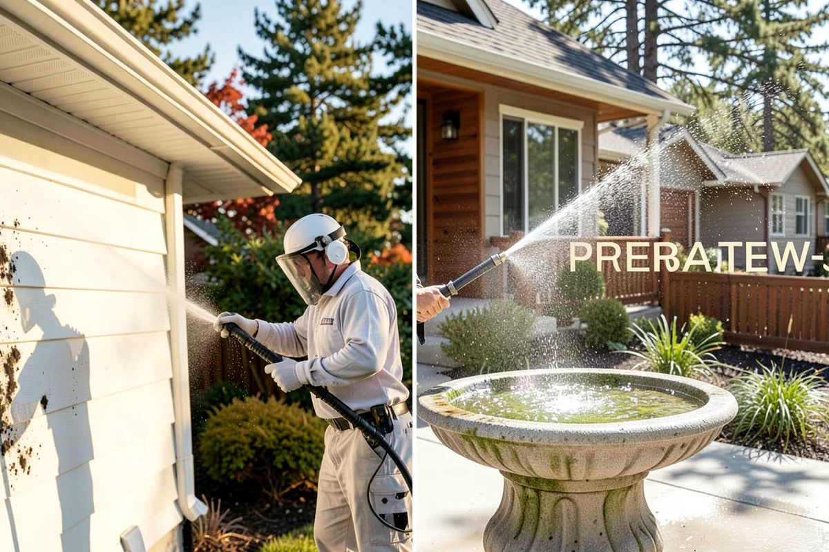 Gutter Guard Cleaning in Kenmore, King County, WA - Remove the debris mat resting on the guards