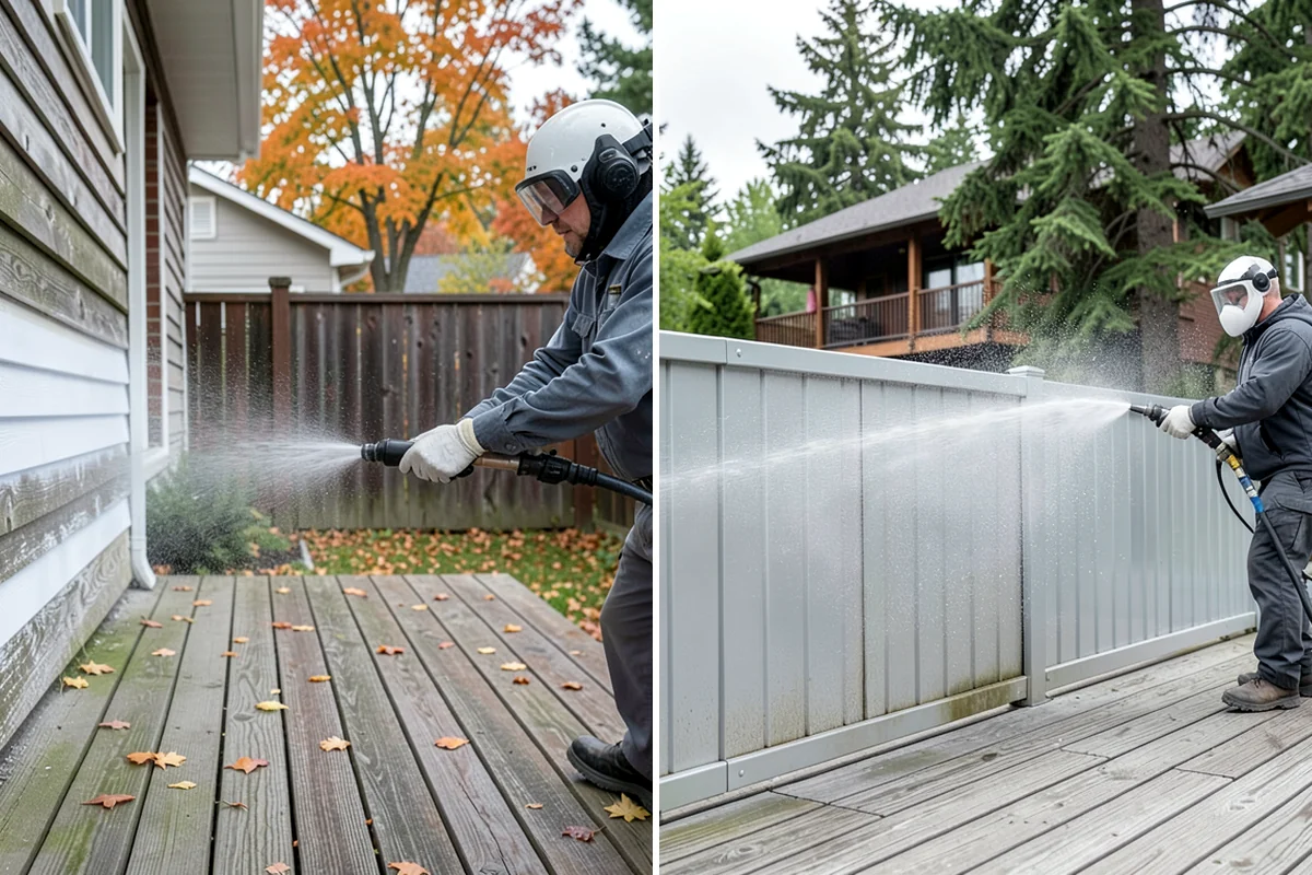 Gutter Guard Cleaning in Lakewood, Pierce County, WA - Remove the debris mat resting on the guards