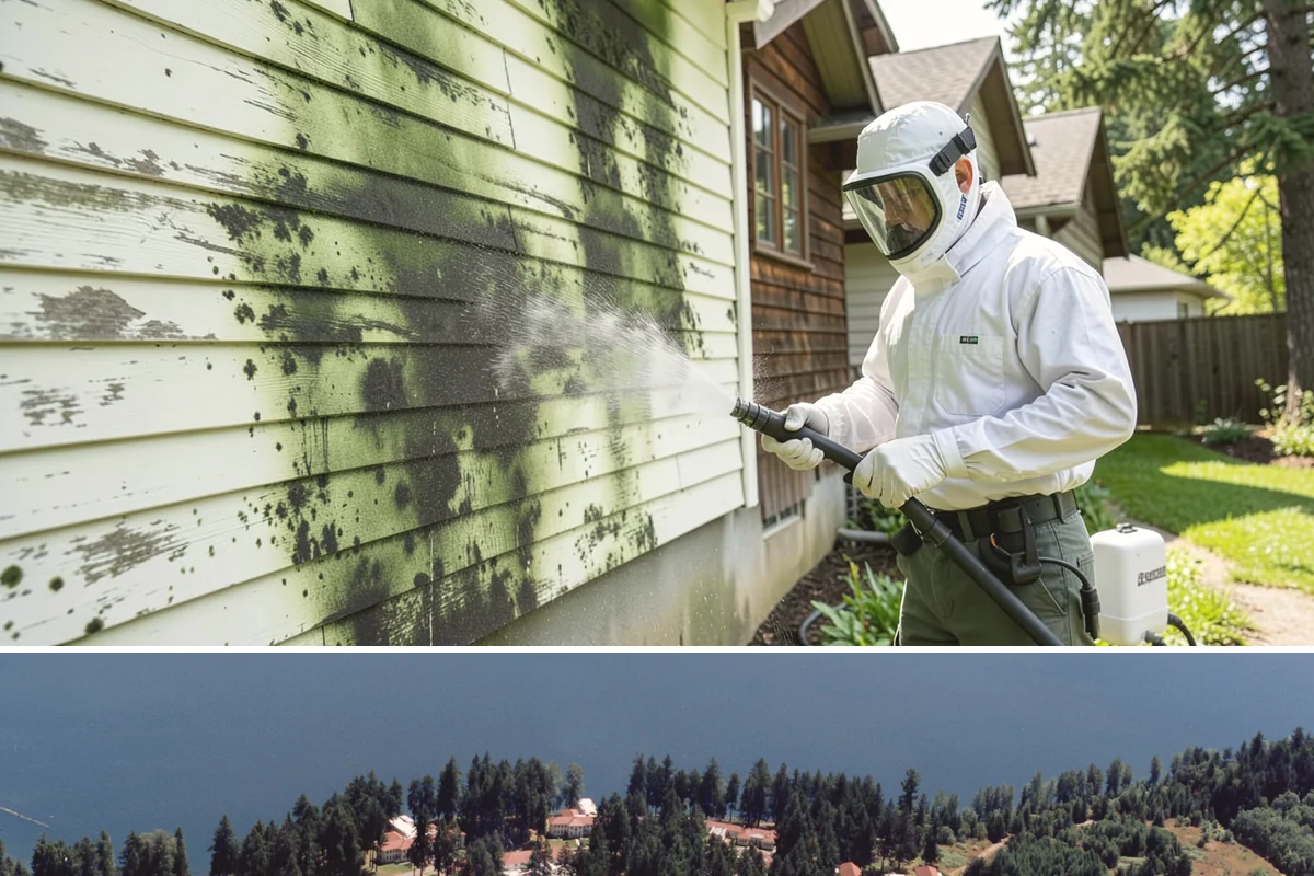 Gutter Guard Cleaning in Lakewood, Pierce County, WA - Clean guards in late fall and again mid-spring to stay ahead of the needle drop that mats them over.