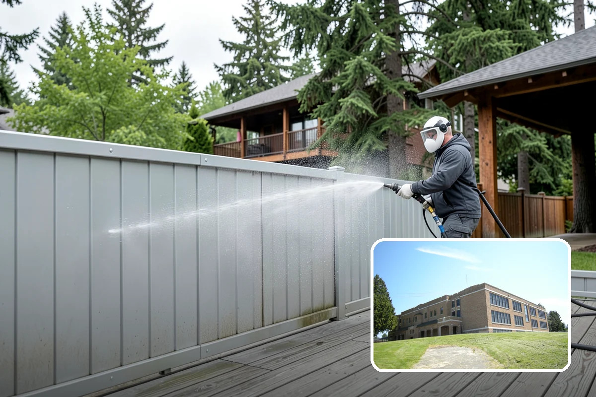 Gutter Guard Cleaning in Maple Valley, King County, WA - Clears matted needles and moss off the guard surface