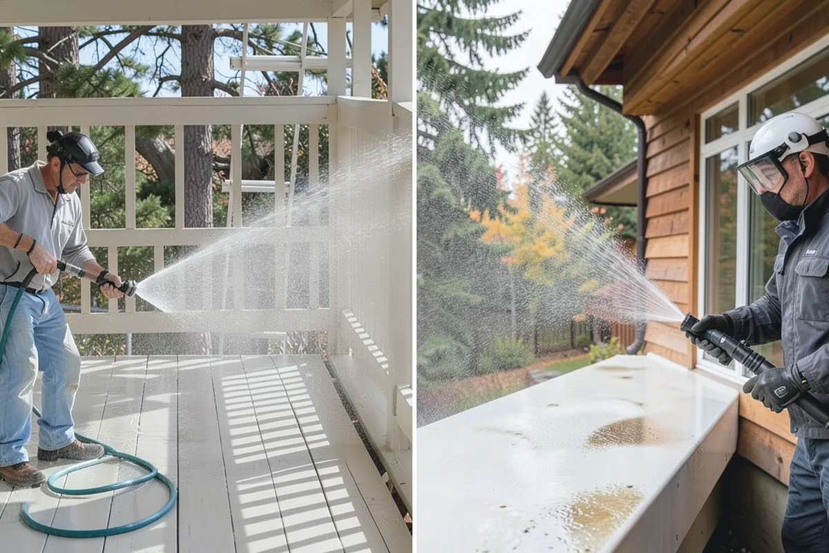 Gutter Guard Cleaning in Medina, King County, WA - Remove the debris mat resting on the guards