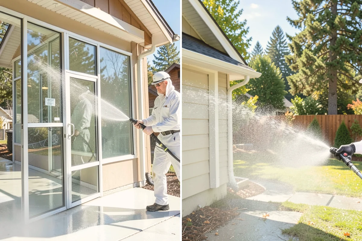 Gutter Guard Cleaning in Milton, King County, WA - Remove the debris mat resting on the guards