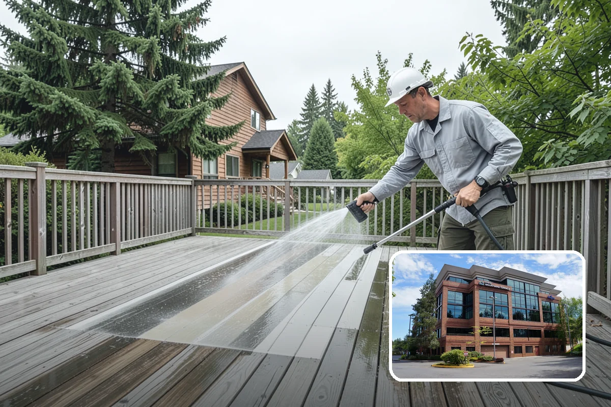Gutter Guard Cleaning in Mountlake Terrace, Snohomish County, WA - Clears matted needles and moss off the guard surface
