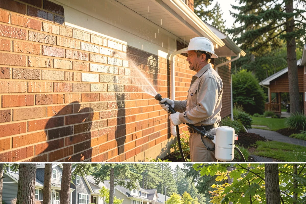Gutter Guard Cleaning in Normandy Park, King County, WA - Clean guards in late fall and again mid-spring to stay ahead of the needle drop that mats them over.