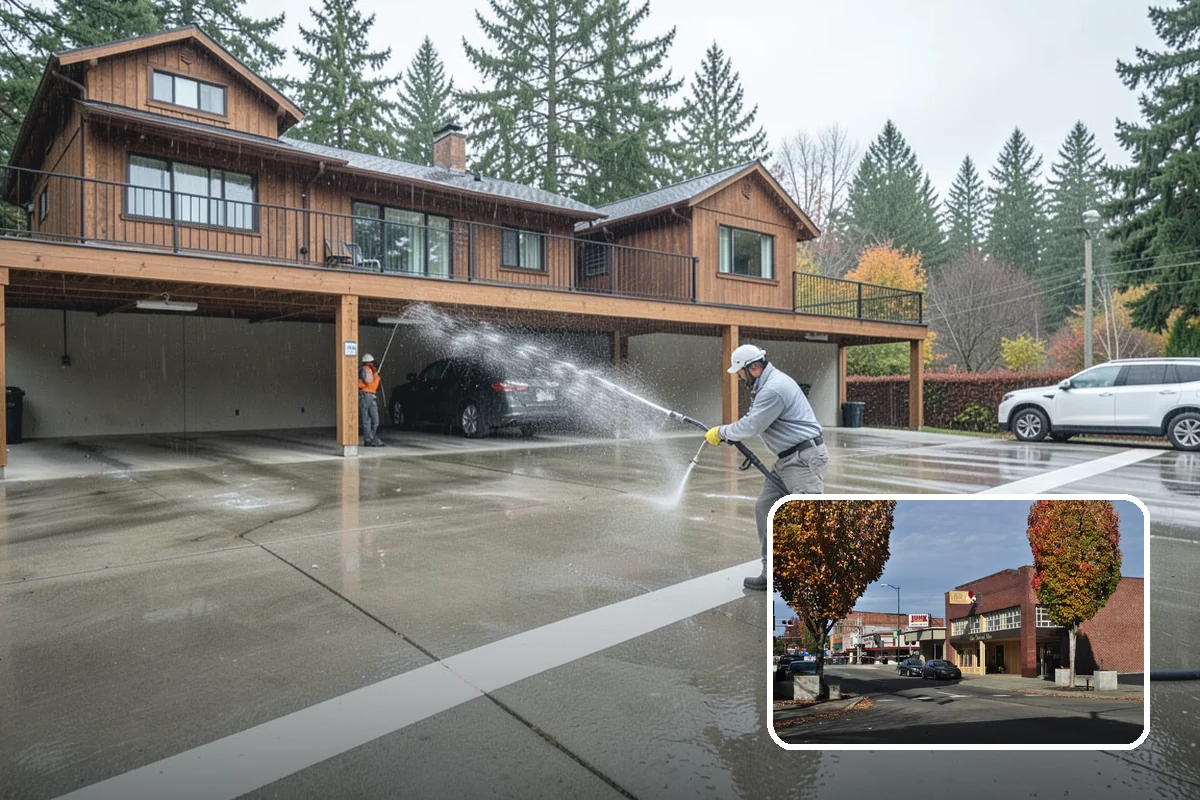 Gutter Guard Cleaning in Puyallup, Pierce County, WA - Clears matted needles and moss off the guard surface