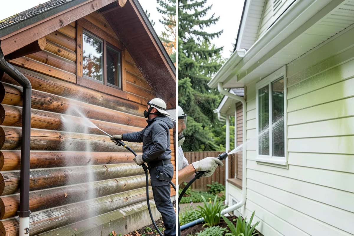 Gutter Guard Cleaning in Puyallup, Pierce County, WA - Remove the debris mat resting on the guards