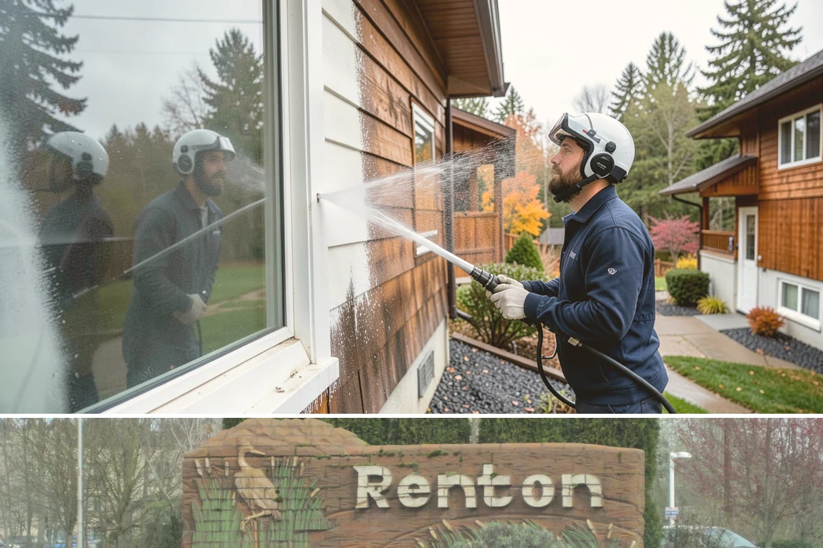 Gutter Guard Cleaning in Renton, King County, WA - Clean guards in late fall and again mid-spring to stay ahead of the needle drop that mats them over.