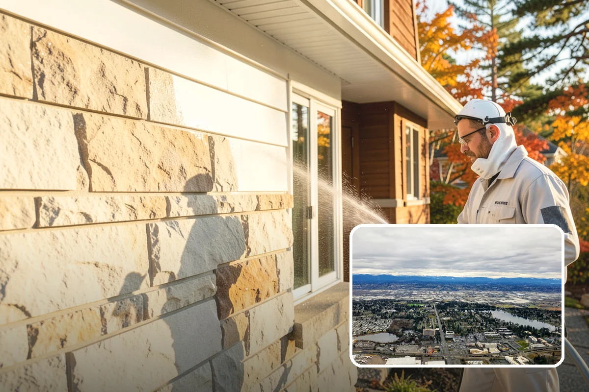 Gutter Guard Cleaning in SeaTac, King County, WA - Clears matted needles and moss off the guard surface