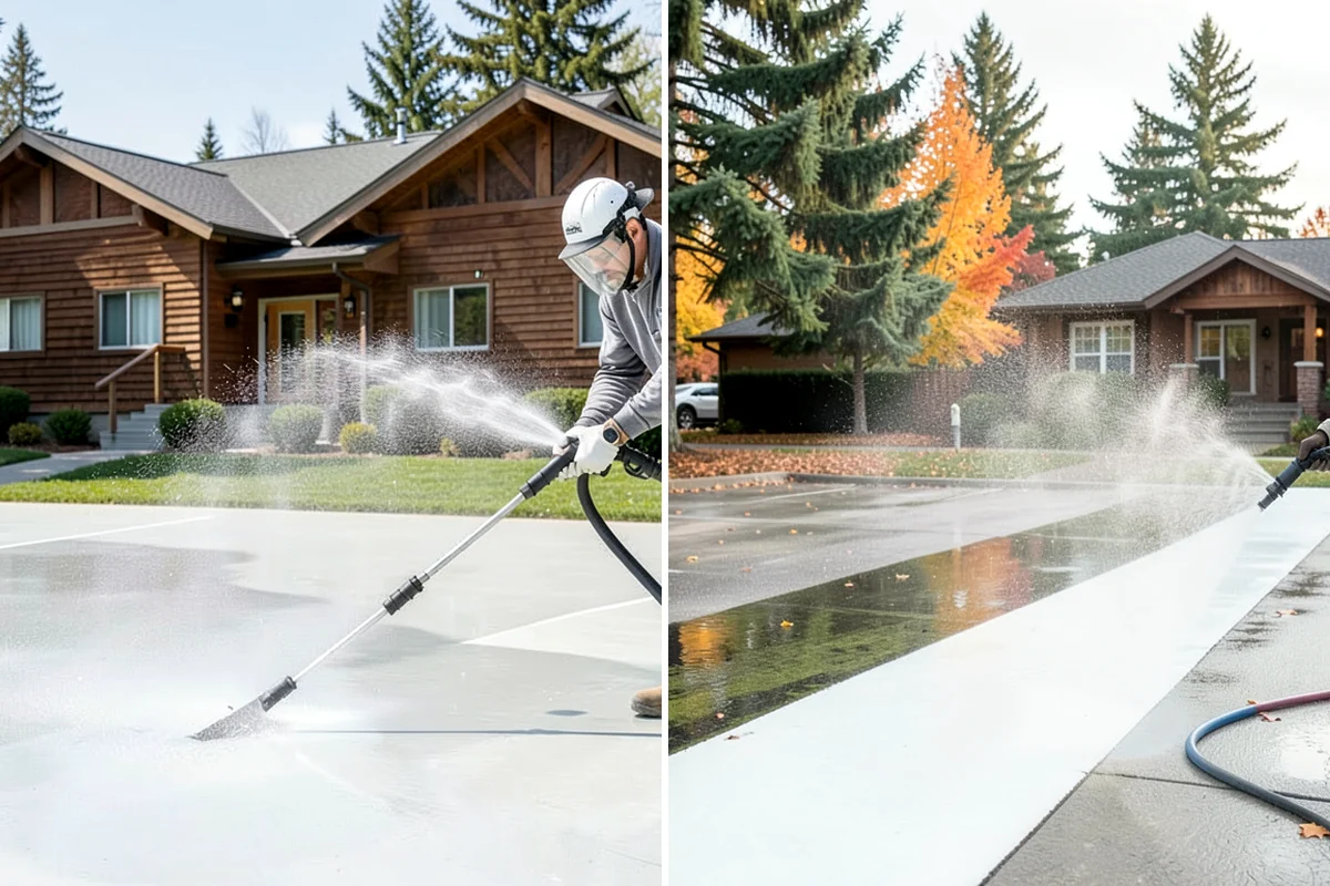 Gutter Guard Cleaning in SeaTac, King County, WA - Remove the debris mat resting on the guards