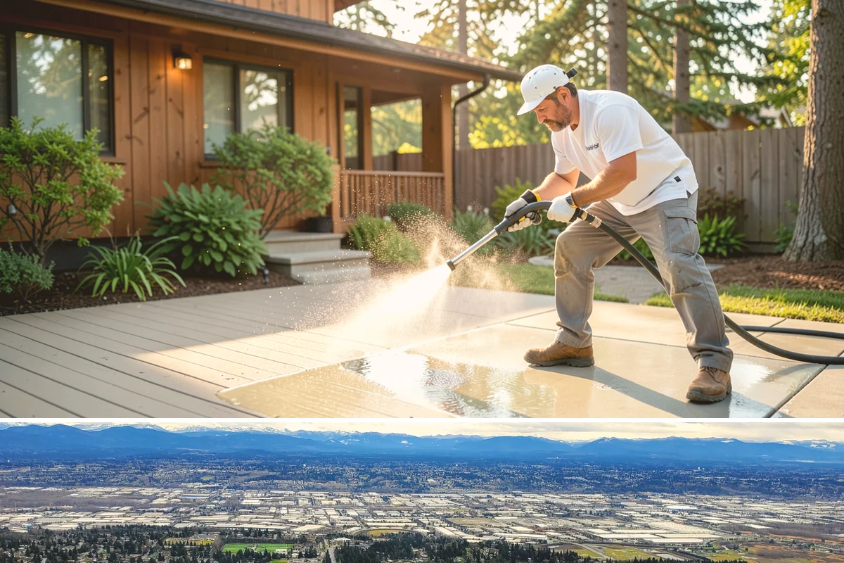 Gutter Guard Cleaning in SeaTac, King County, WA - Clean guards in late fall and again mid-spring to stay ahead of the needle drop that mats them over.