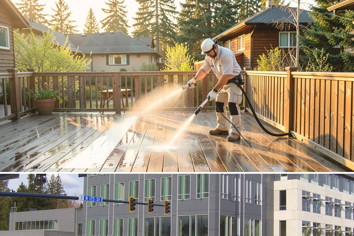 Gutter Guard Cleaning in Shoreline, King County, WA - Clean guards in late fall and again mid-spring to stay ahead of the needle drop that mats them over.