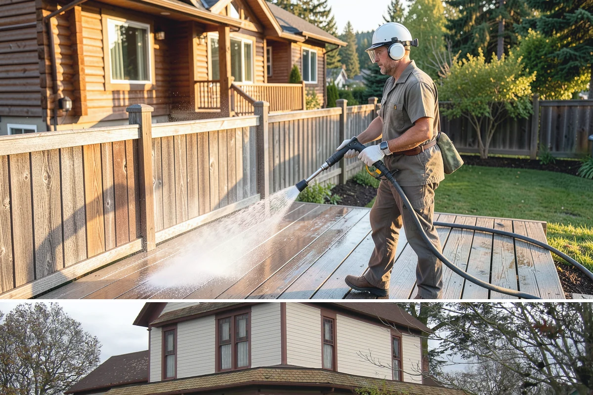 Gutter Guard Cleaning in Sumner, Pierce County, WA - Clean guards in late fall and again mid-spring to stay ahead of the needle drop that mats them over.