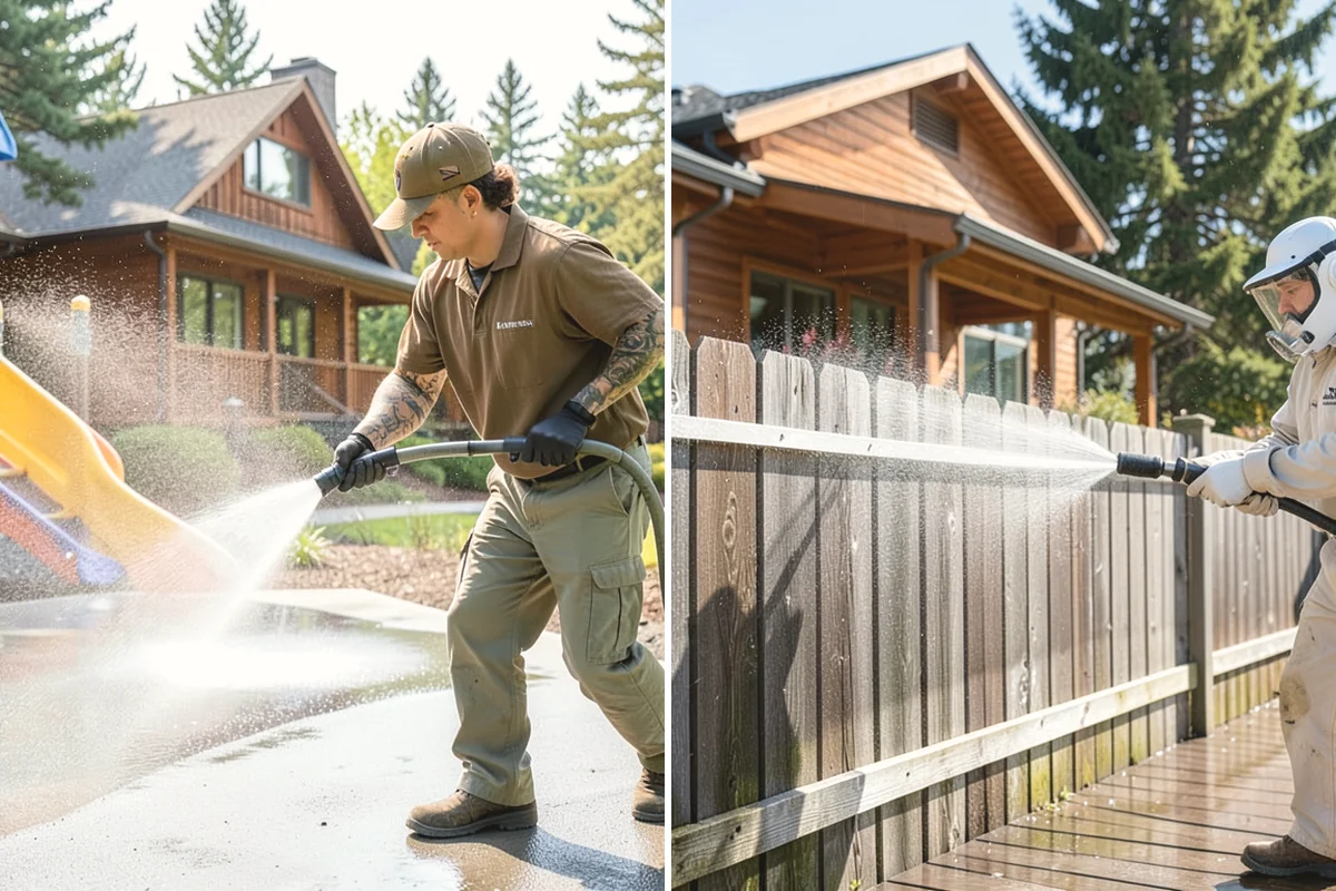 Gutter Guard Cleaning in Tacoma, Pierce County, WA - Remove the debris mat resting on the guards