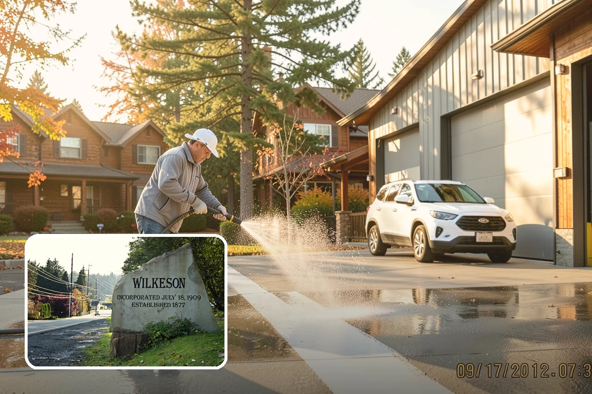 Gutter Guard Cleaning in Wilkeson, Pierce County, WA - Clears matted needles and moss off the guard surface