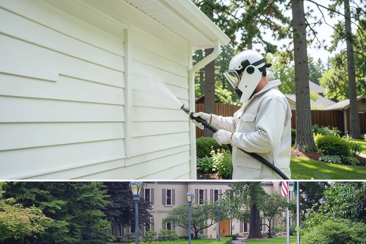 Gutter Guard Cleaning in Woodinville, King County, WA - Clean guards in late fall and again mid-spring to stay ahead of the needle drop that mats them over.