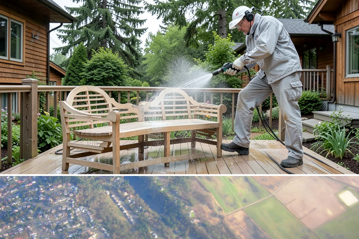 Gutter Maintenance in Algona, King County, WA - A twice-yearly plan built around fall leaf drop and spring needle shed covers the two peak buildup periods.