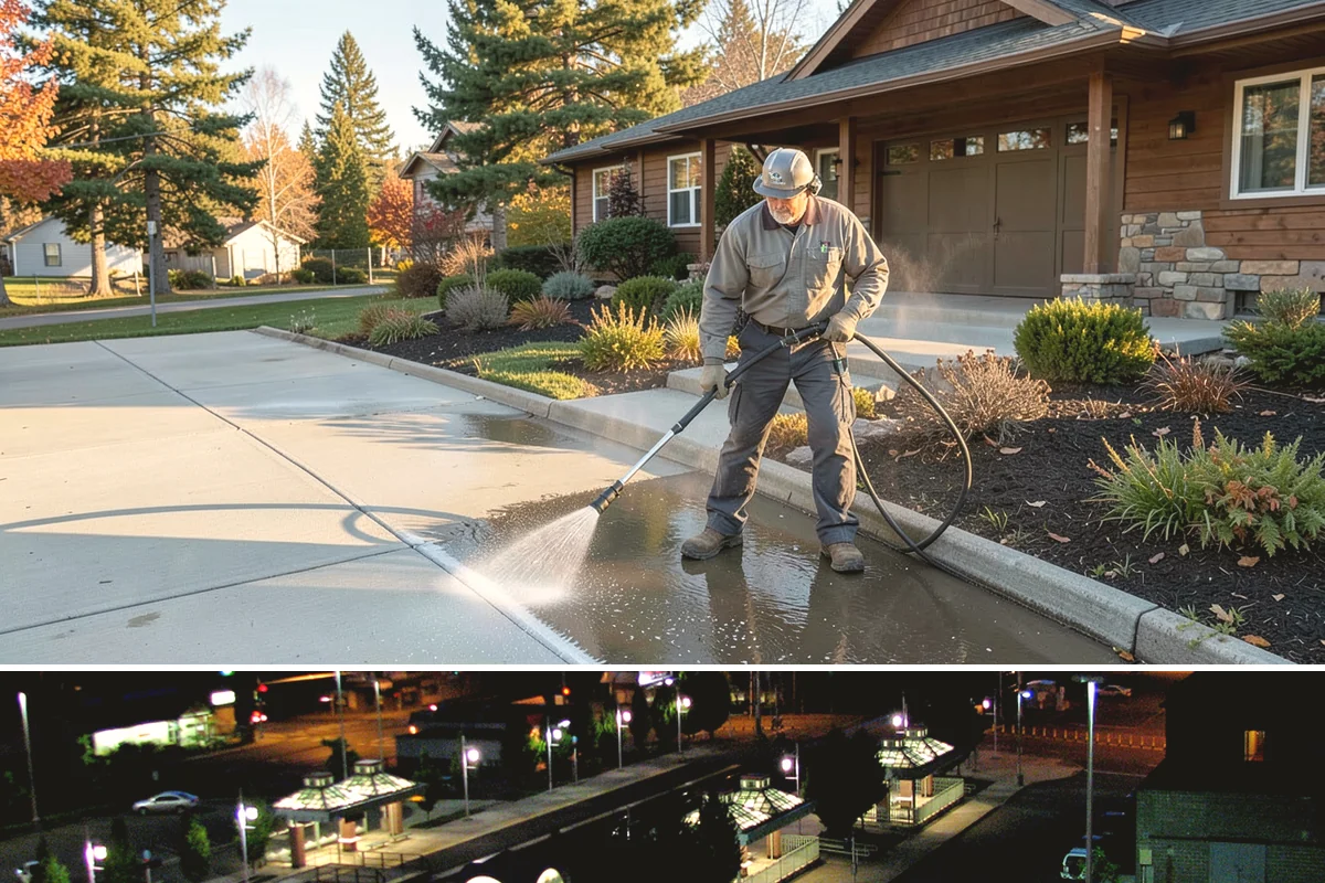 Gutter Maintenance in Auburn, King County, WA - A twice-yearly plan built around fall leaf drop and spring needle shed covers the two peak buildup periods.