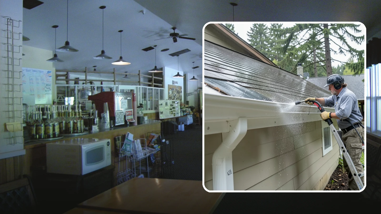 Gutter Maintenance in Black Diamond, King County, WA - Scheduled gutter maintenance that keeps troughs, faces, and downspouts clear through the region's long wet season.