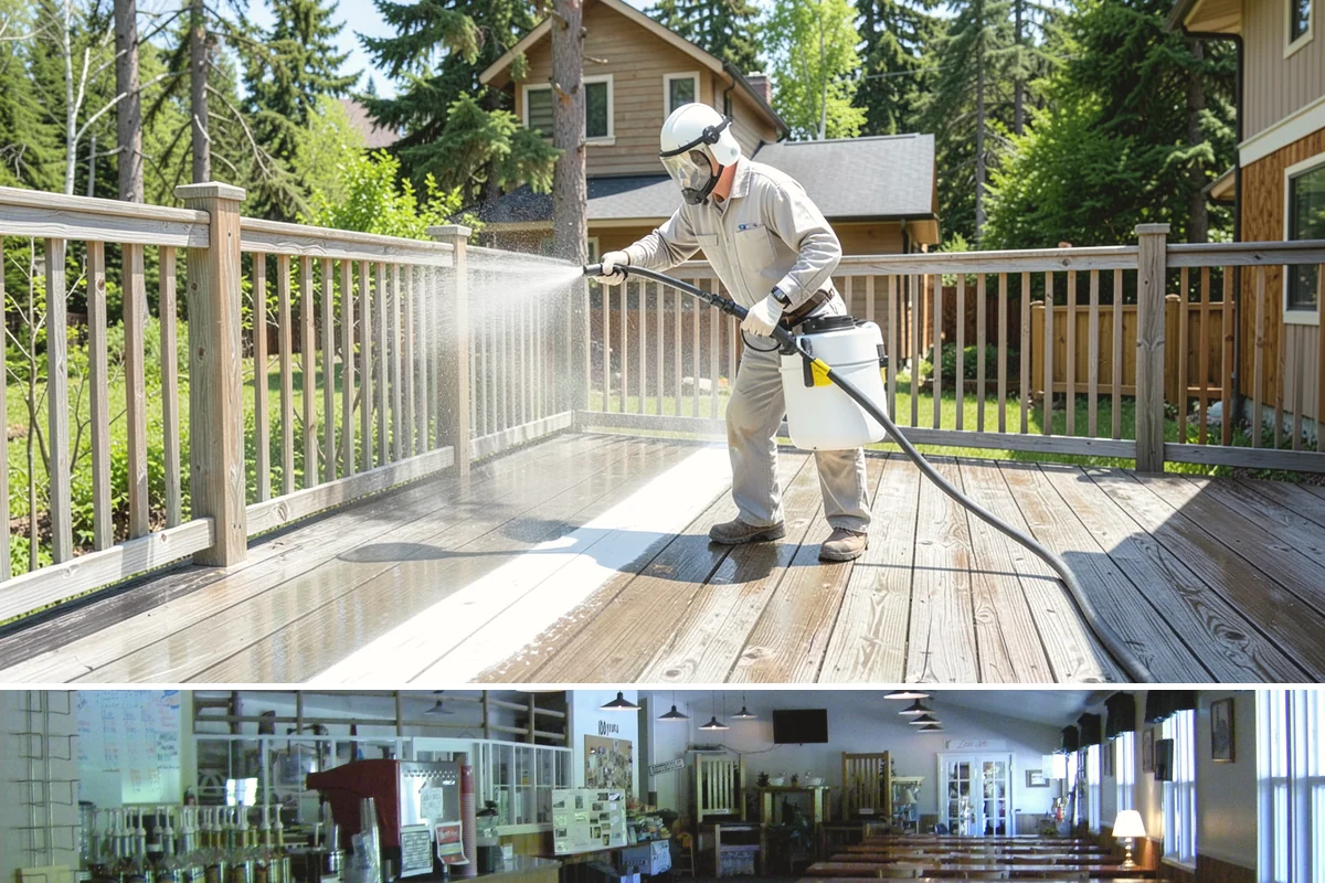 Gutter Maintenance in Black Diamond, King County, WA - A twice-yearly plan built around fall leaf drop and spring needle shed covers the two peak buildup periods.