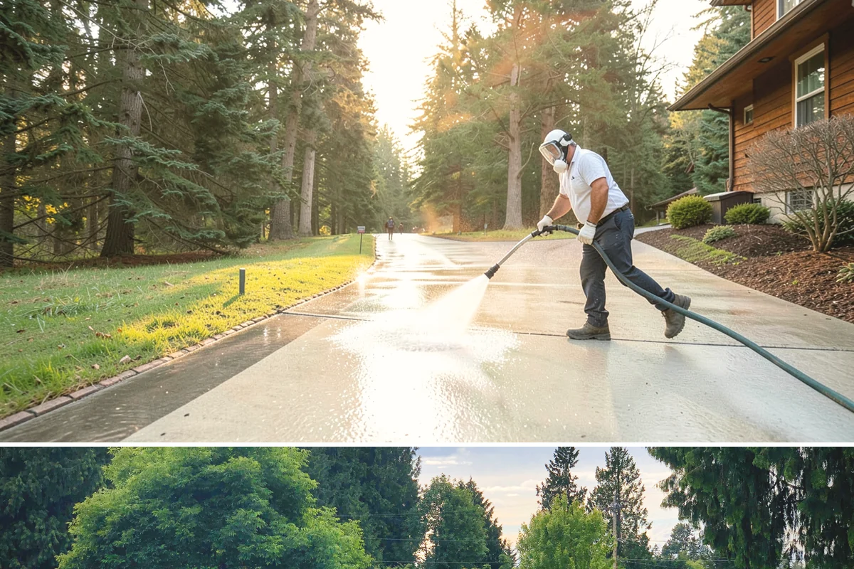 Gutter Maintenance in Bonney Lake, Pierce County, WA - A twice-yearly plan built around fall leaf drop and spring needle shed covers the two peak buildup periods.