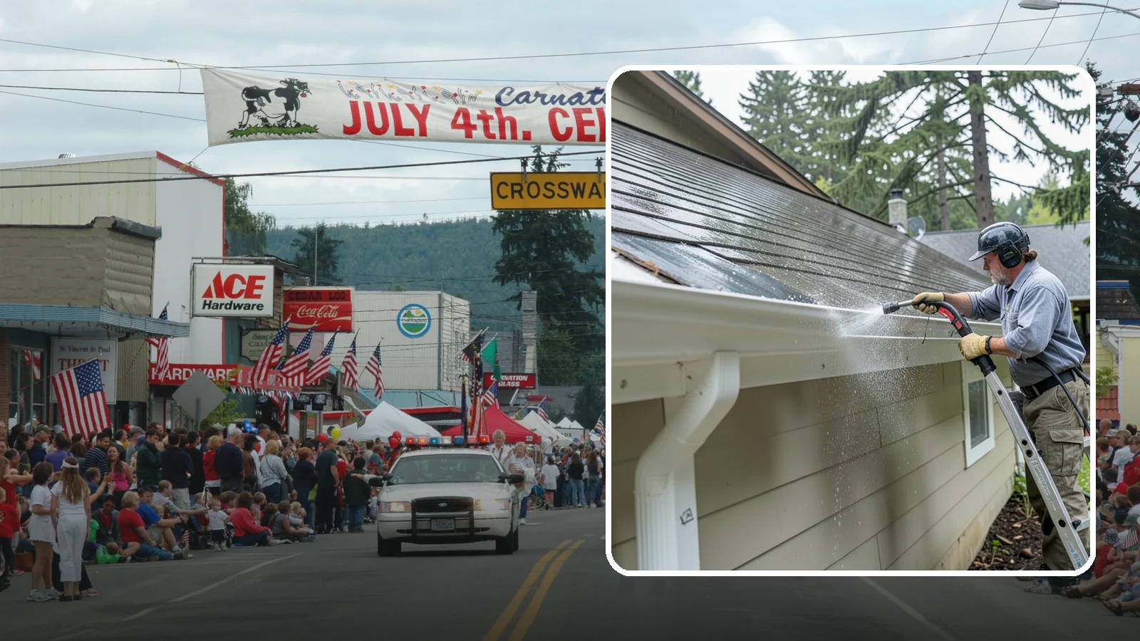 Gutter Maintenance in Carnation, King County, WA - Scheduled gutter maintenance that keeps troughs, faces, and downspouts clear through the region's long wet season.