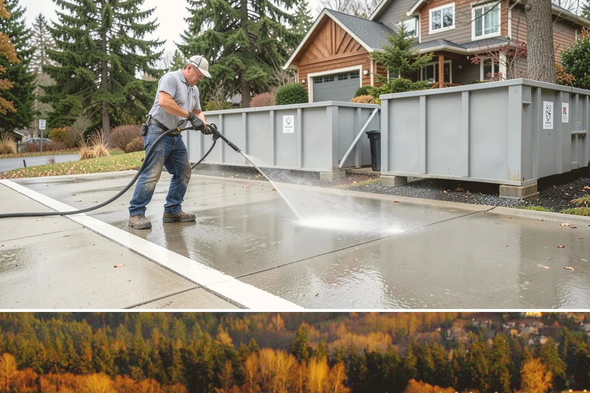 Gutter Maintenance in Kenmore, King County, WA - A twice-yearly plan built around fall leaf drop and spring needle shed covers the two peak buildup periods.