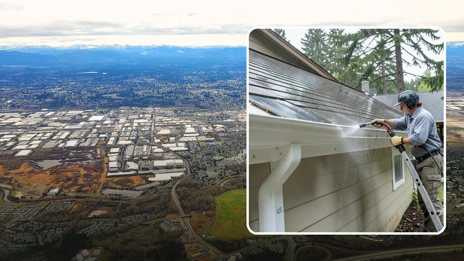 Gutter Maintenance in Kent, King County, WA - Scheduled gutter maintenance that keeps troughs, faces, and downspouts clear through the region's long wet season.