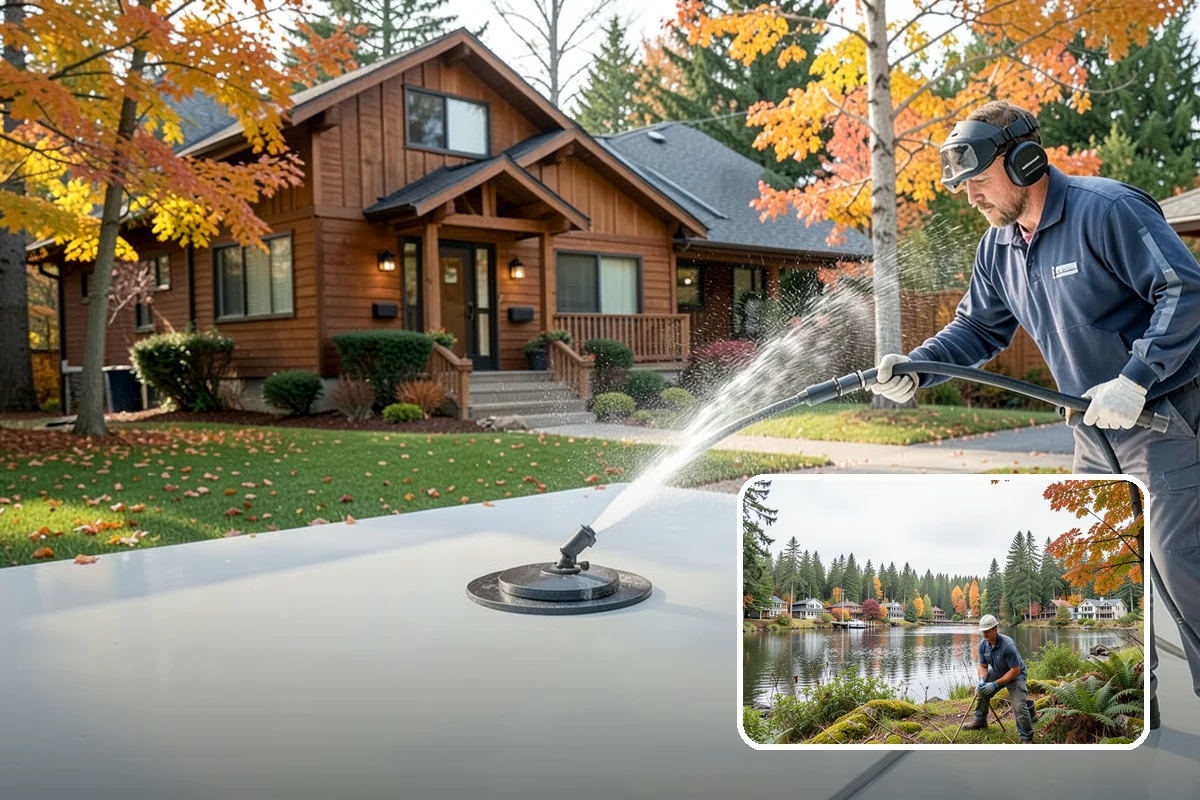 Gutter Maintenance in La Conner, Skagit County, WA - Keeps troughs, faces, and downspouts clear year-round
