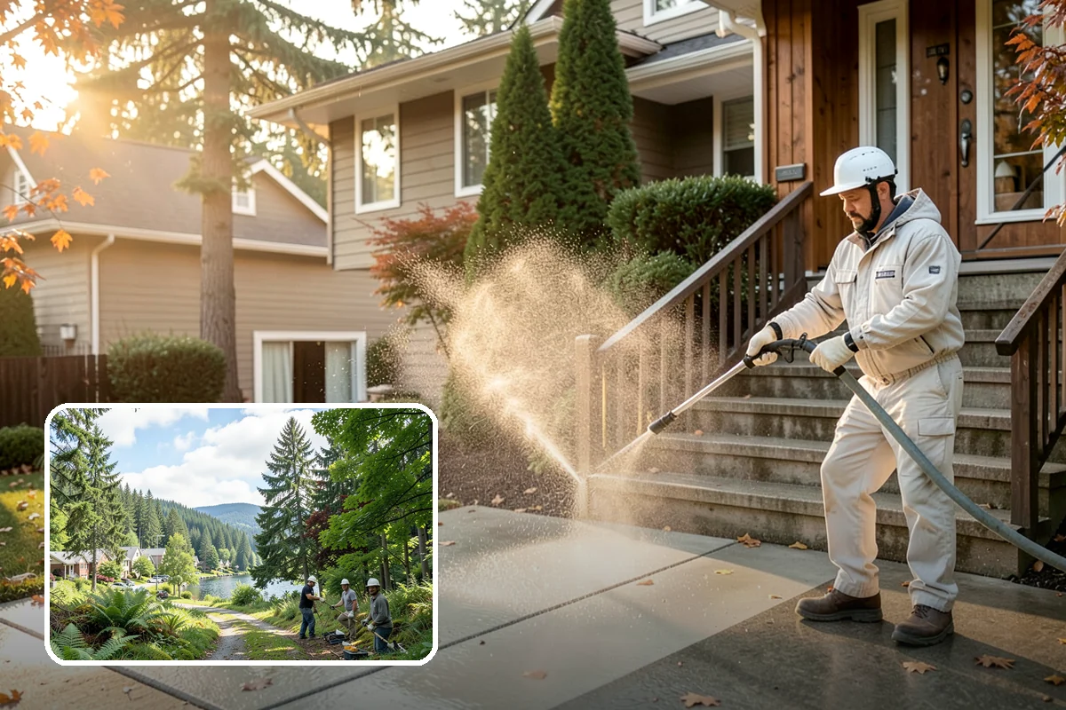 Gutter Maintenance in Lake Forest Park, King County, WA - Keeps troughs, faces, and downspouts clear year-round