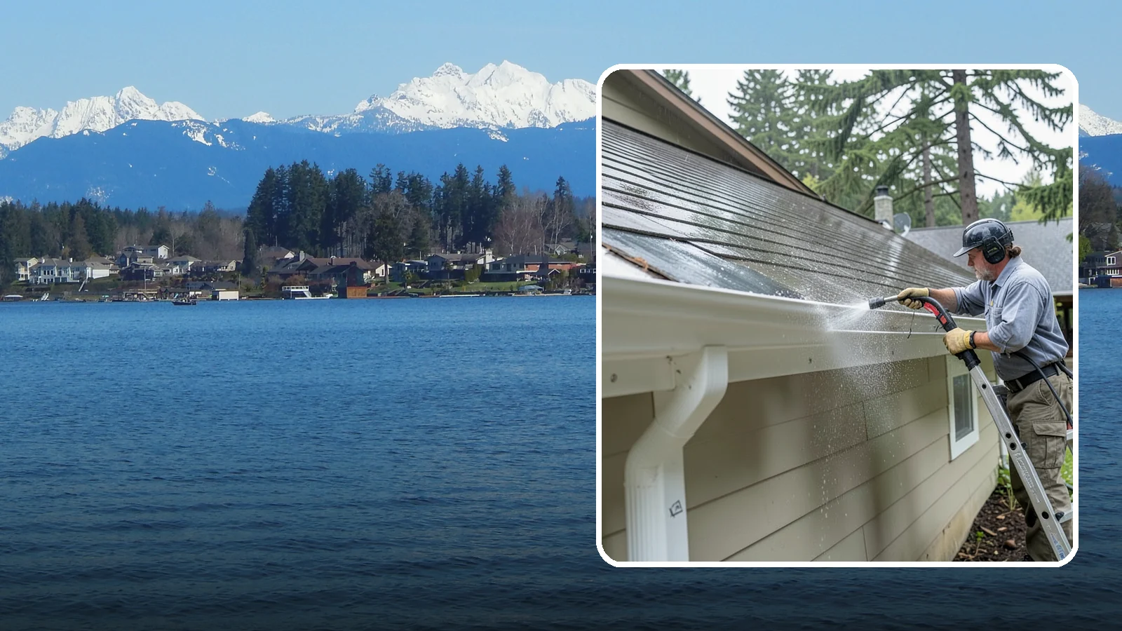 Gutter Maintenance in Lake Stevens, Snohomish County, WA - Scheduled gutter maintenance that keeps troughs, faces, and downspouts clear through the region's long wet season.