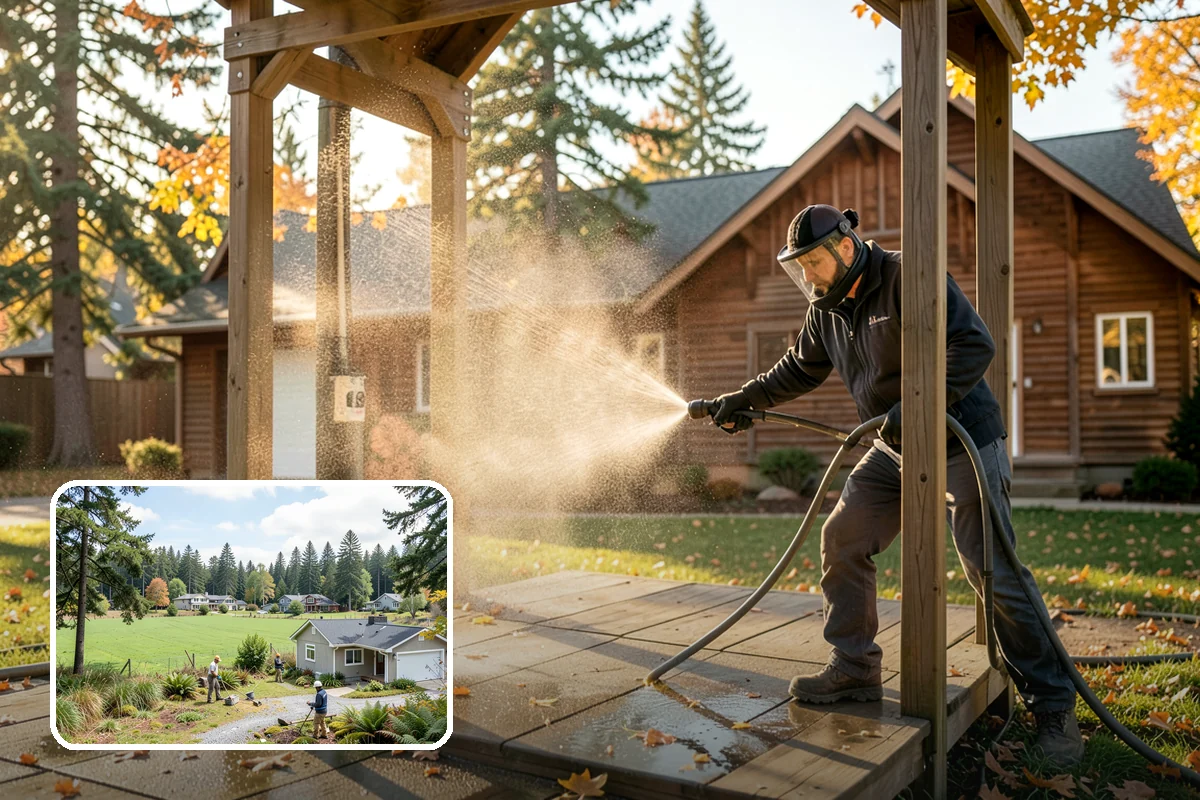 Gutter Maintenance in Lyman, Skagit County, WA - Keeps troughs, faces, and downspouts clear year-round