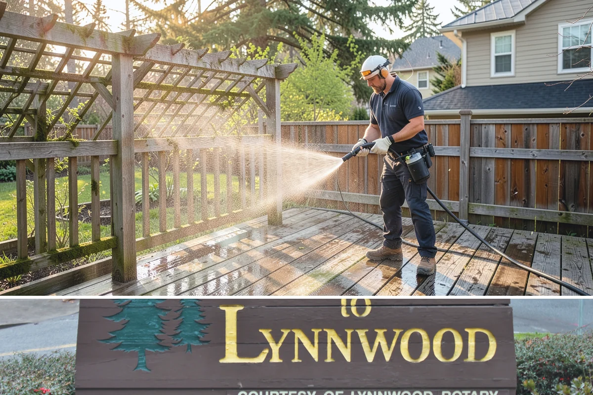 Gutter Maintenance in Lynnwood, Snohomish County, WA - A twice-yearly plan built around fall leaf drop and spring needle shed covers the two peak buildup periods.