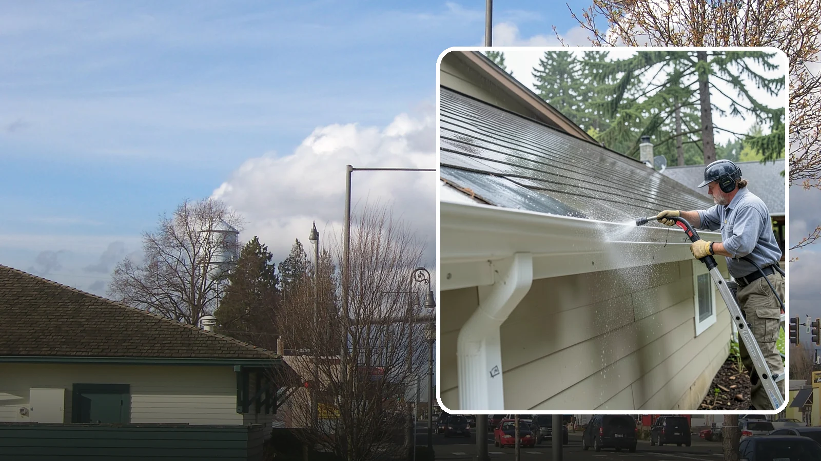 Gutter Maintenance in Marysville, Snohomish County, WA - Scheduled gutter maintenance that keeps troughs, faces, and downspouts clear through the region's long wet season.