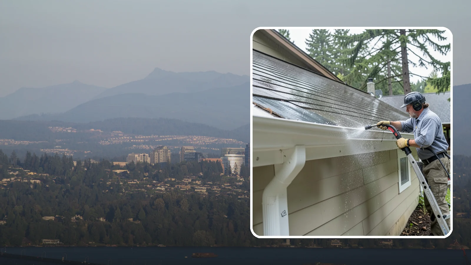 Gutter Maintenance in Medina, King County, WA - Scheduled gutter maintenance that keeps troughs, faces, and downspouts clear through the region's long wet season.
