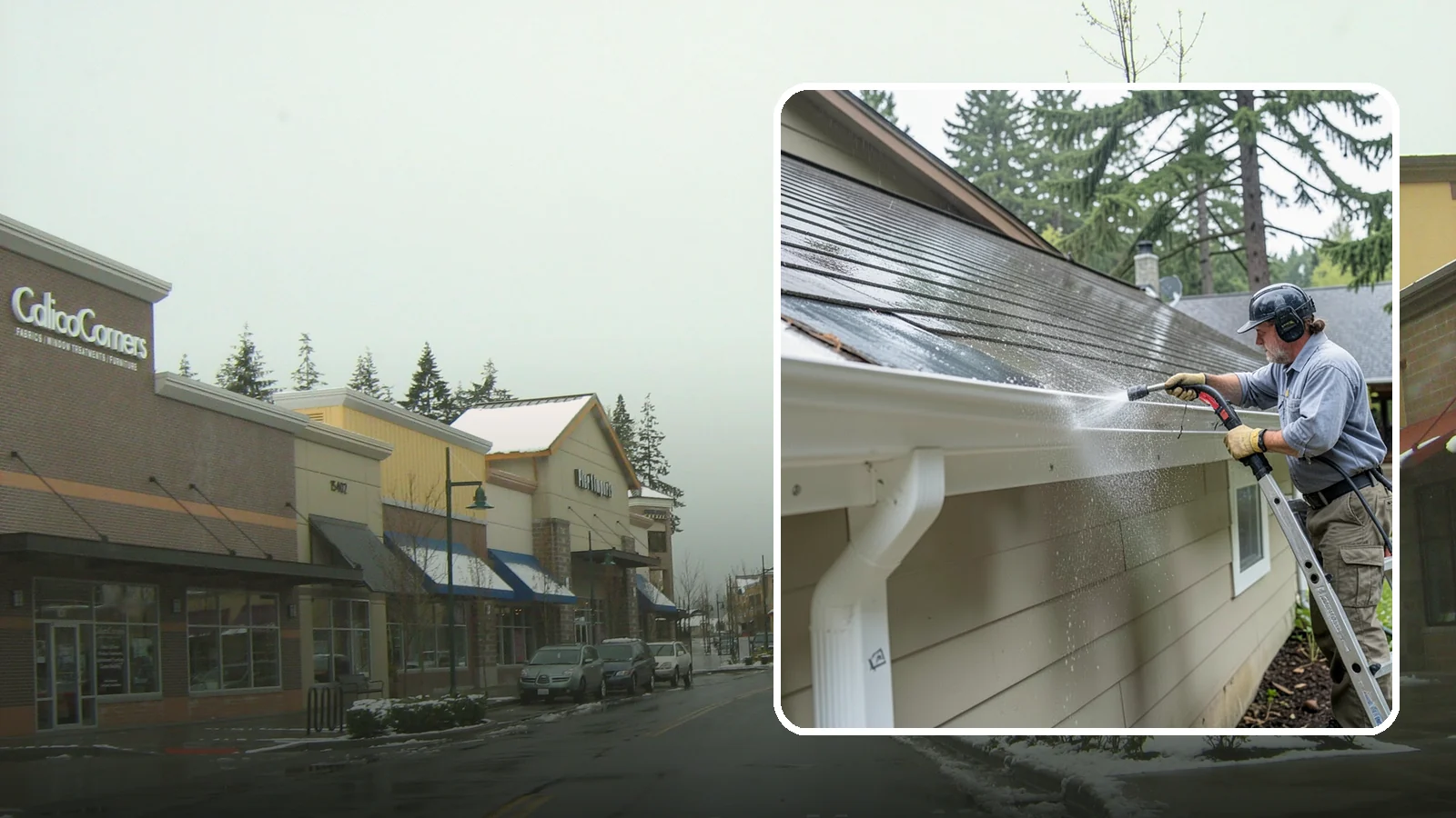 Gutter Maintenance in Mill Creek, Snohomish County, WA - Scheduled gutter maintenance that keeps troughs, faces, and downspouts clear through the region's long wet season.