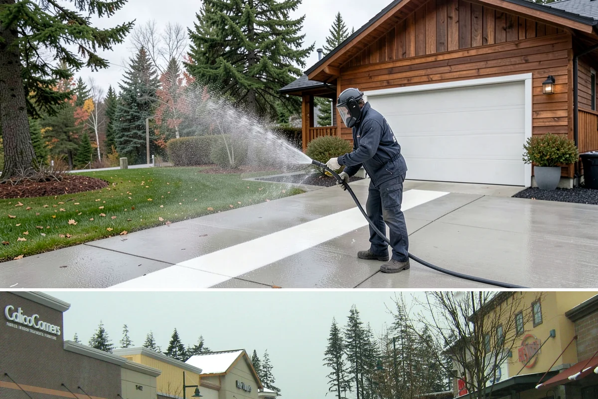Gutter Maintenance in Mill Creek, Snohomish County, WA - A twice-yearly plan built around fall leaf drop and spring needle shed covers the two peak buildup periods.