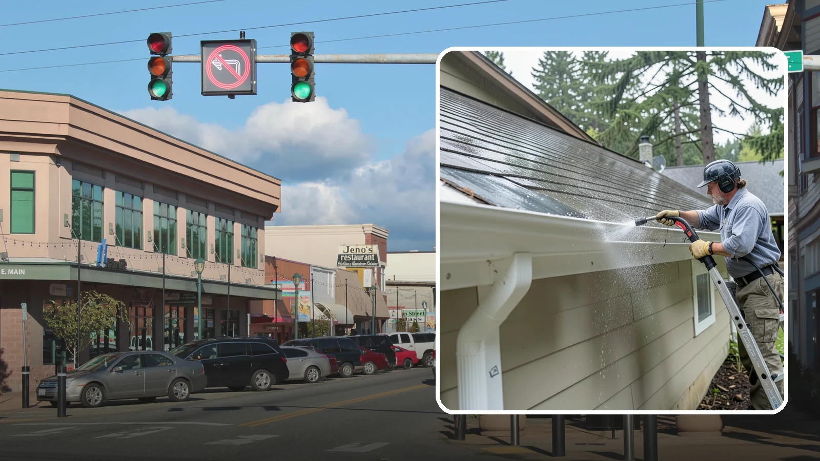Gutter Maintenance in Monroe, Snohomish County, WA - Scheduled gutter maintenance that keeps troughs, faces, and downspouts clear through the region's long wet season.