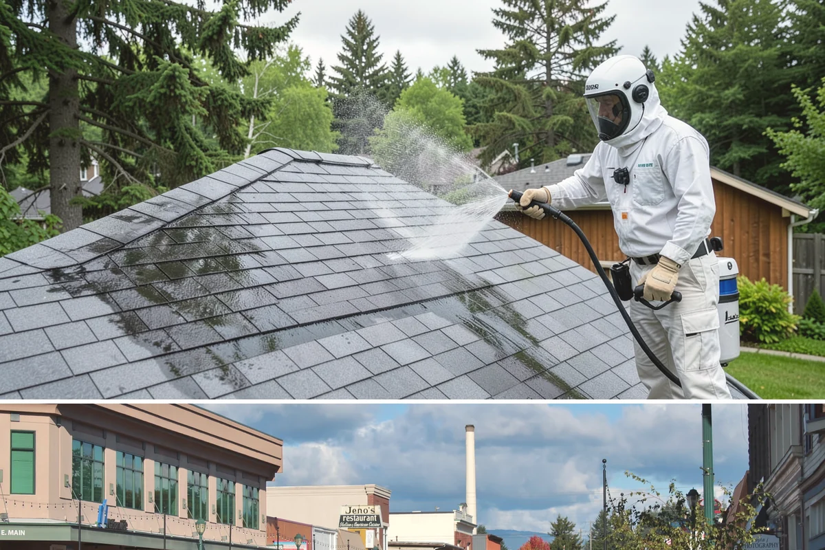 Gutter Maintenance in Monroe, Snohomish County, WA - A twice-yearly plan built around fall leaf drop and spring needle shed covers the two peak buildup periods.