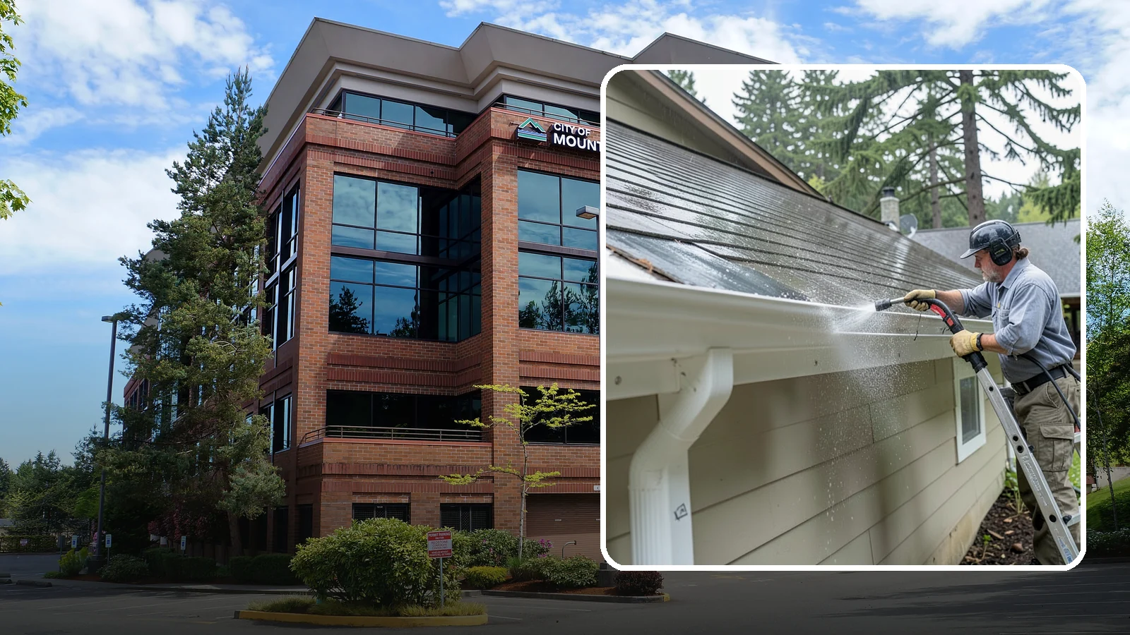 Gutter Maintenance in Mountlake Terrace, Snohomish County, WA - Scheduled gutter maintenance that keeps troughs, faces, and downspouts clear through the region's long wet season.