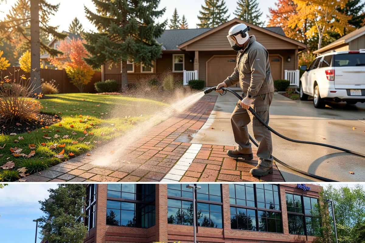 Gutter Maintenance in Mountlake Terrace, Snohomish County, WA - A twice-yearly plan built around fall leaf drop and spring needle shed covers the two peak buildup periods.
