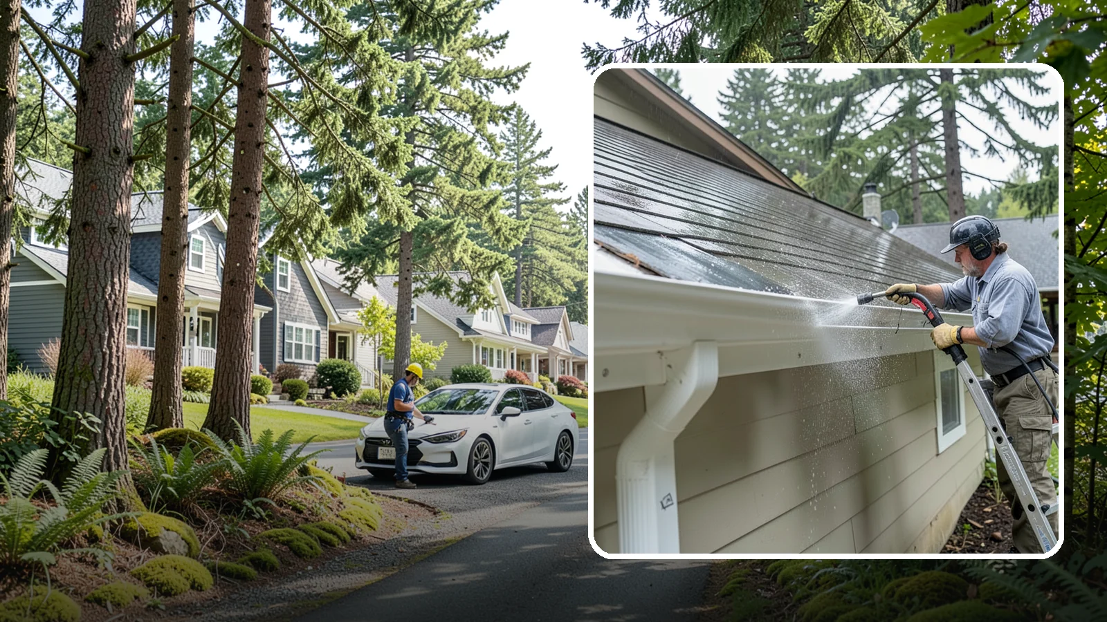Gutter Maintenance in Normandy Park, King County, WA - Scheduled gutter maintenance that keeps troughs, faces, and downspouts clear through the region's long wet season.