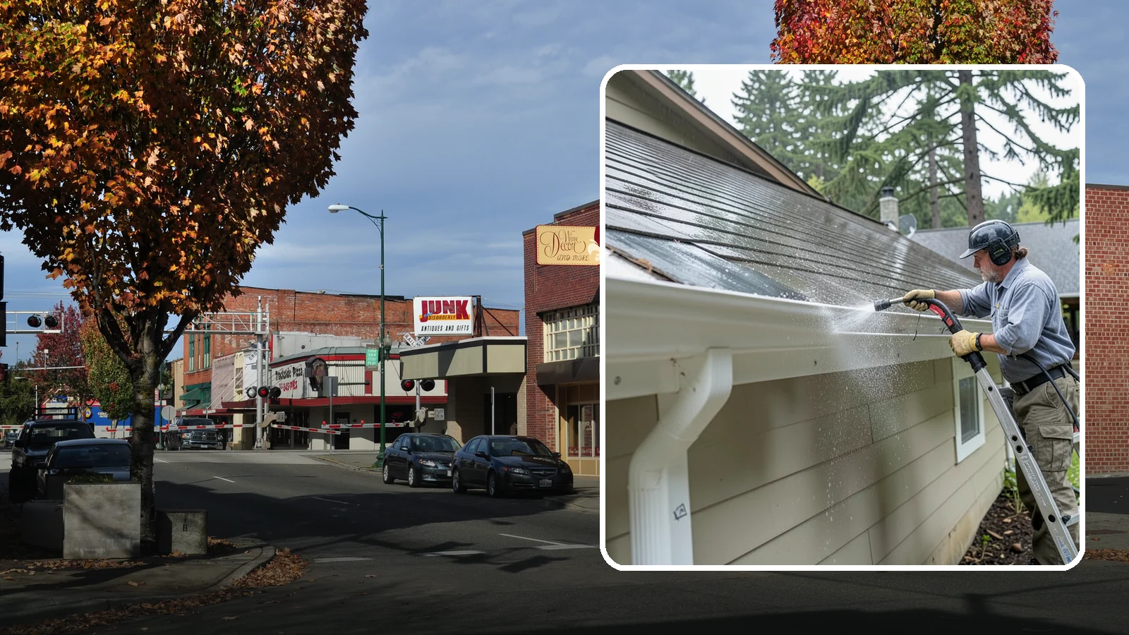 Gutter Maintenance in Puyallup, Pierce County, WA - Scheduled gutter maintenance that keeps troughs, faces, and downspouts clear through the region's long wet season.