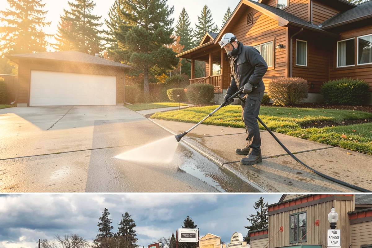 Gutter Maintenance in Roy, Pierce County, WA - A twice-yearly plan built around fall leaf drop and spring needle shed covers the two peak buildup periods.