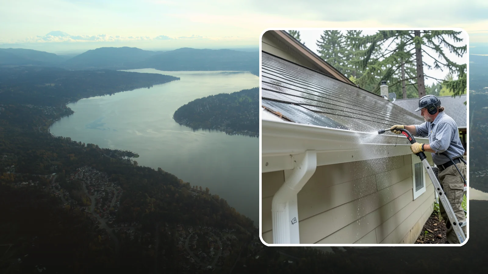 Gutter Maintenance in Sammamish, King County, WA - Scheduled gutter maintenance that keeps troughs, faces, and downspouts clear through the region's long wet season.