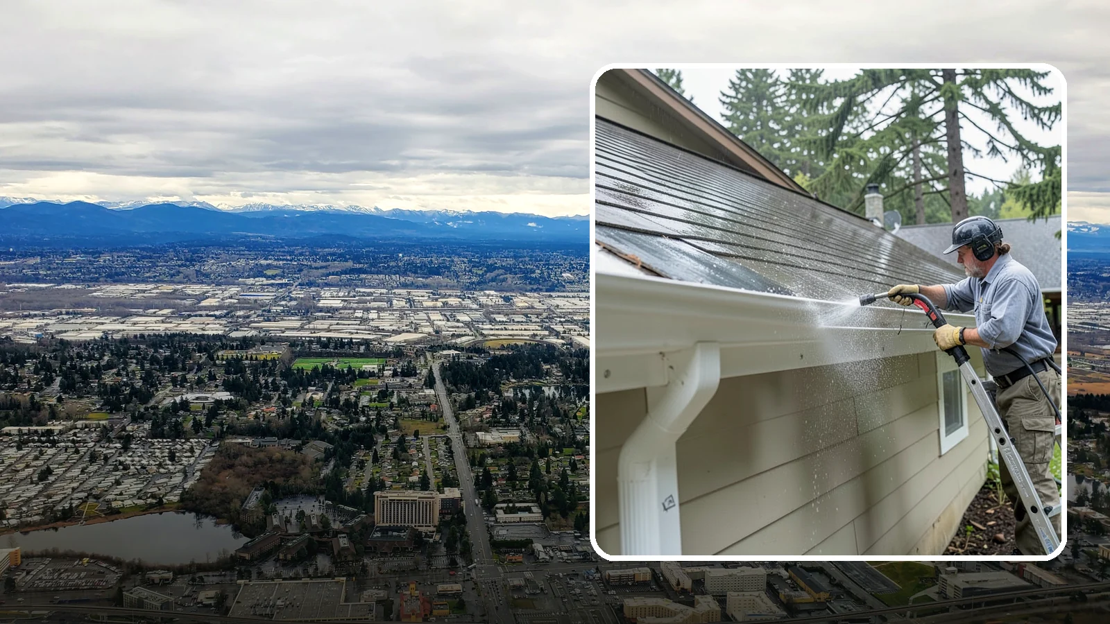 Gutter Maintenance in SeaTac, King County, WA - Scheduled gutter maintenance that keeps troughs, faces, and downspouts clear through the region's long wet season.