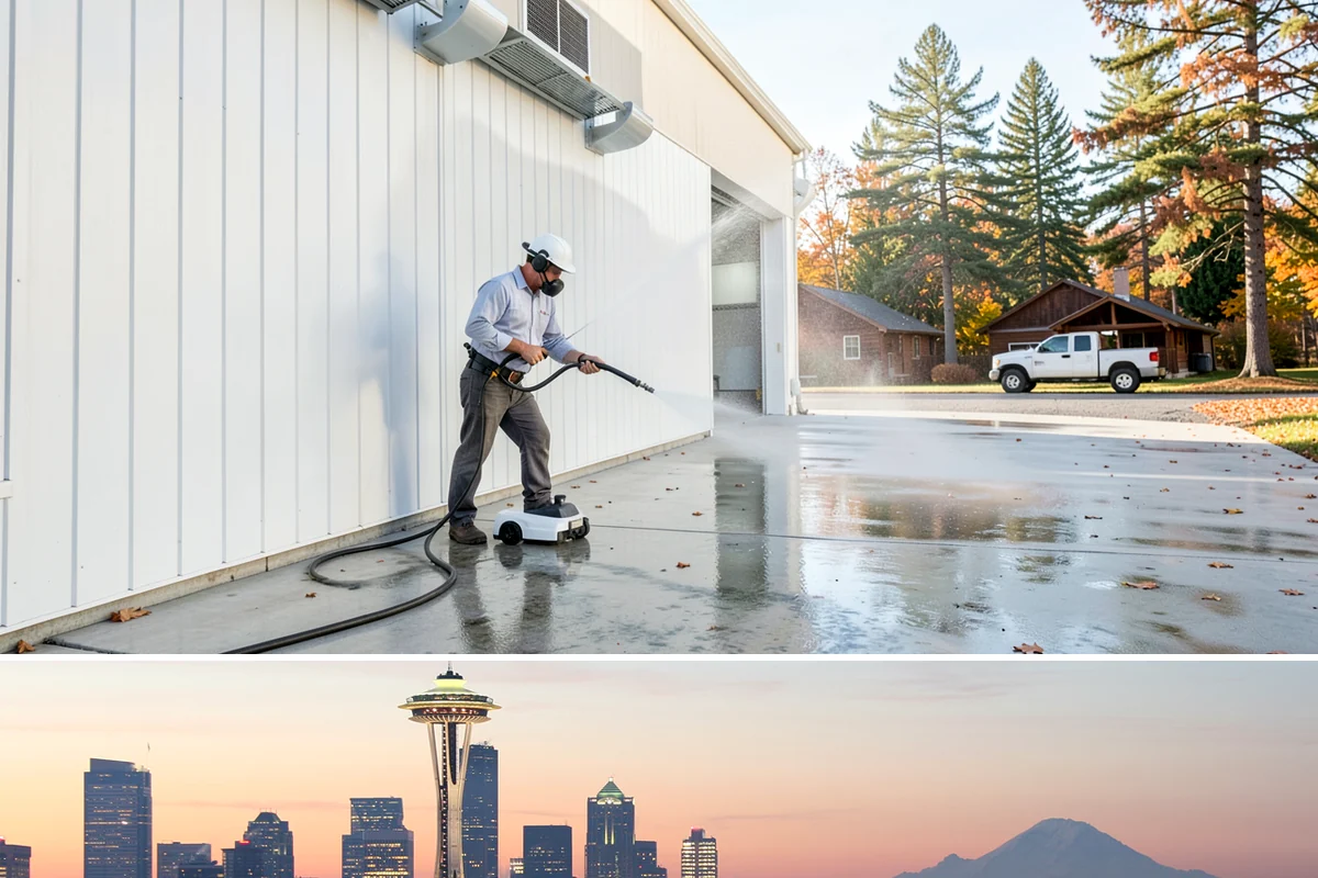 Gutter Maintenance in Seattle, King County, WA - A twice-yearly plan built around fall leaf drop and spring needle shed covers the two peak buildup periods.