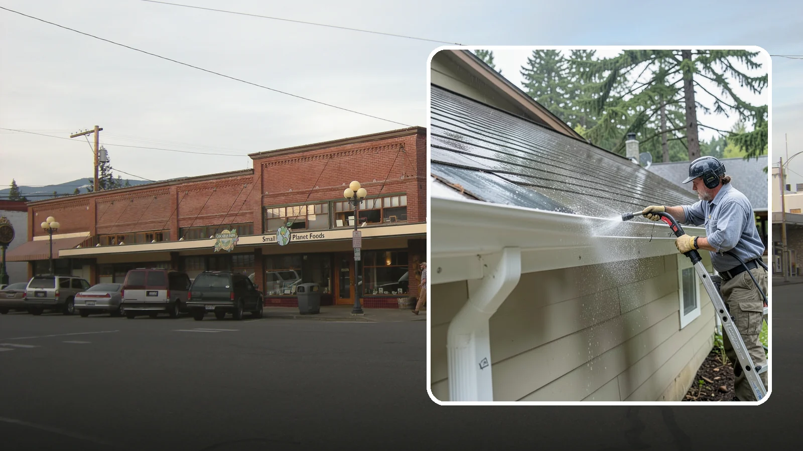 Gutter Maintenance in Sedro-Woolley, Skagit County, WA - Scheduled gutter maintenance that keeps troughs, faces, and downspouts clear through the region's long wet season.