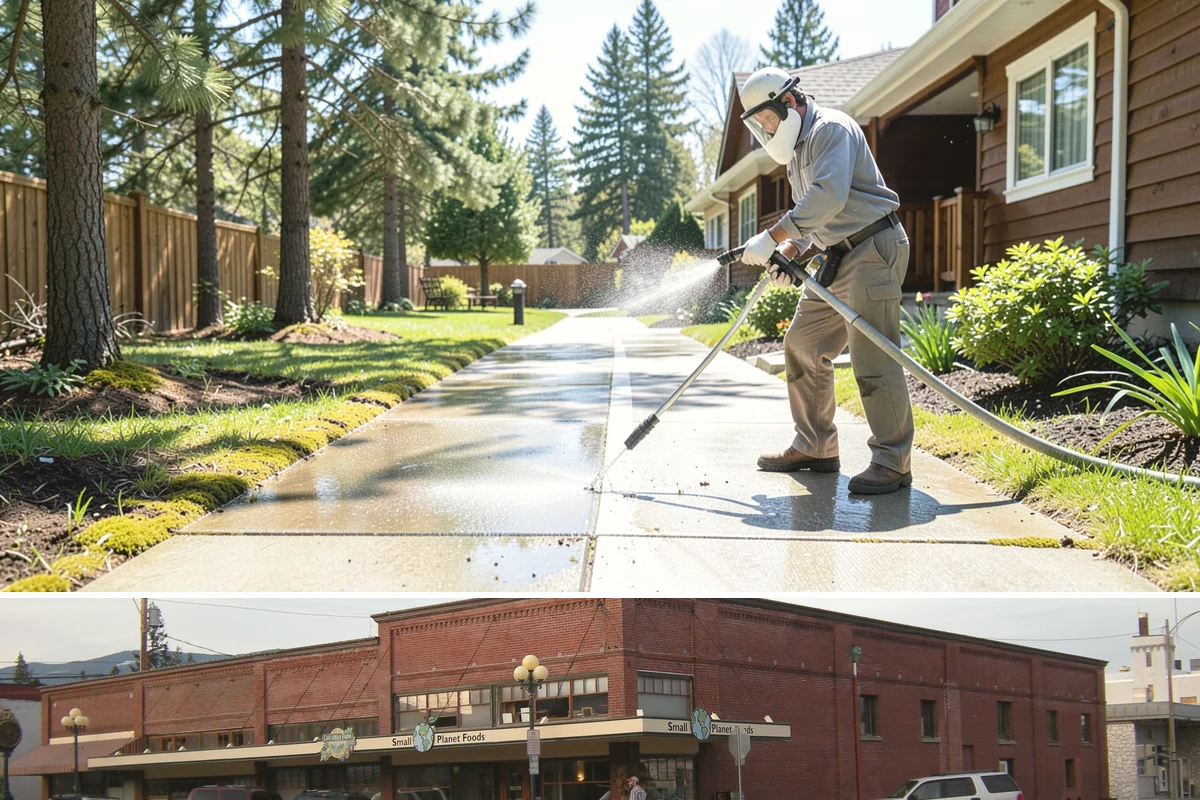 Gutter Maintenance in Sedro-Woolley, Skagit County, WA - A twice-yearly plan built around fall leaf drop and spring needle shed covers the two peak buildup periods.