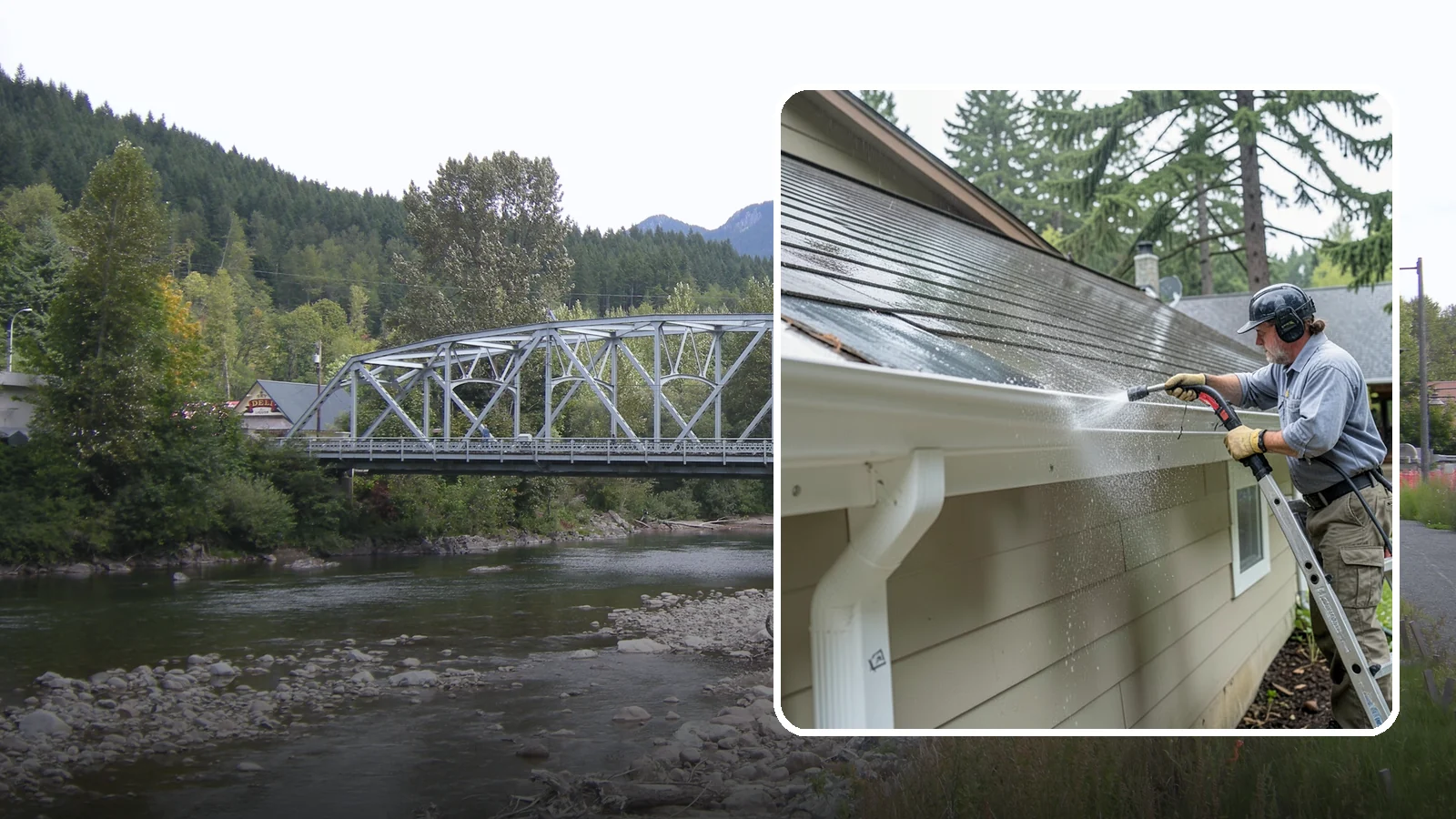 Gutter Maintenance in Skykomish, King County, WA - Scheduled gutter maintenance that keeps troughs, faces, and downspouts clear through the region's long wet season.