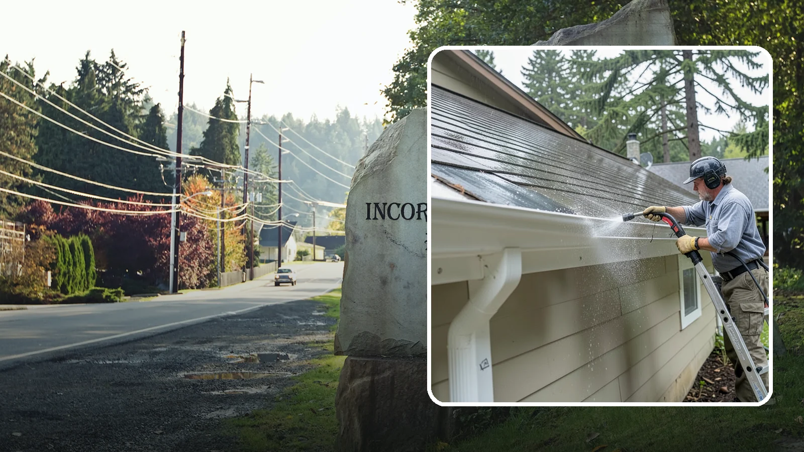Gutter Maintenance in Wilkeson, Pierce County, WA - Scheduled gutter maintenance that keeps troughs, faces, and downspouts clear through the region's long wet season.